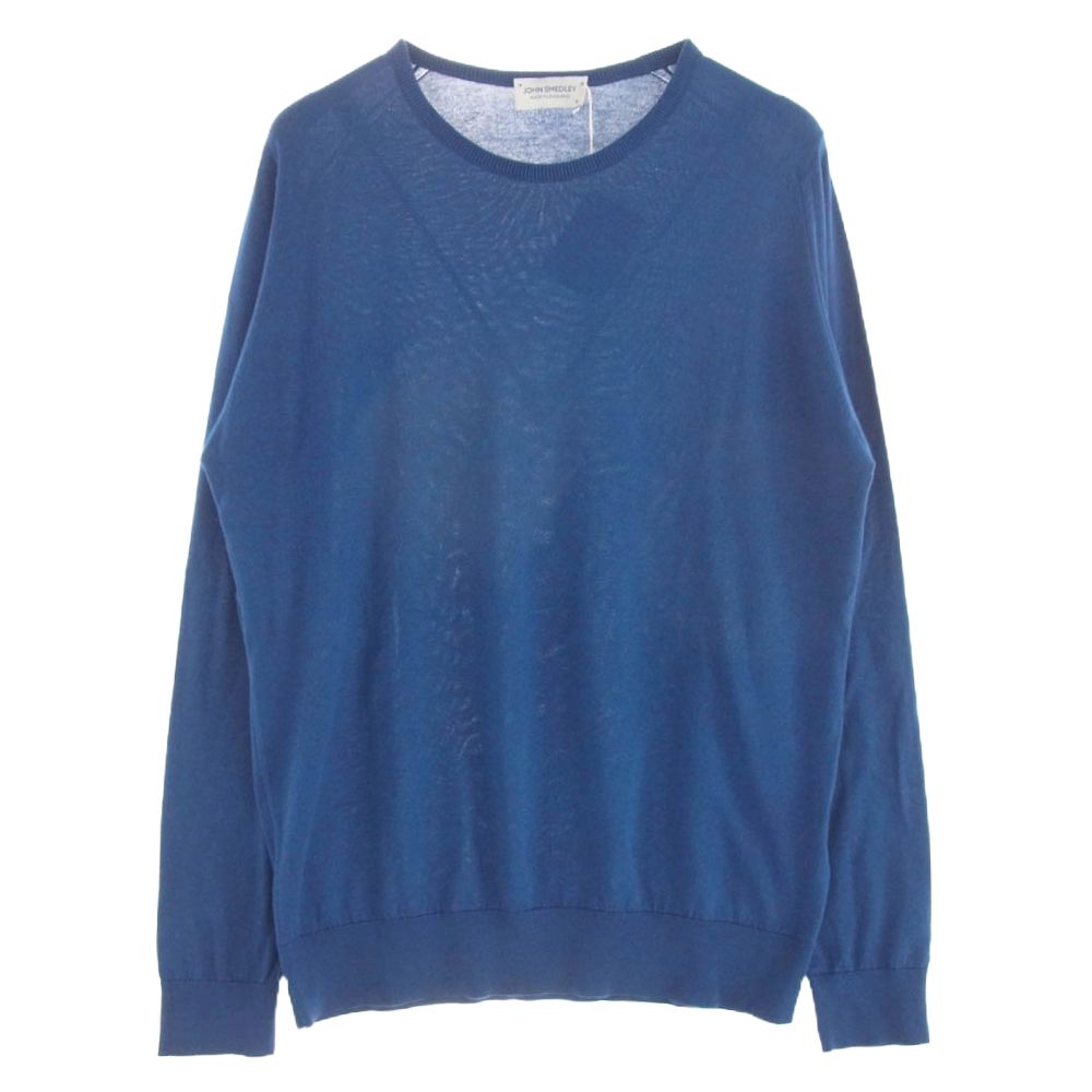 John Smedley クルーネック長袖 シーアイランドコットン M ベージュ John Smedley クルーネック長袖 シーアイランドコットン M ベージュ