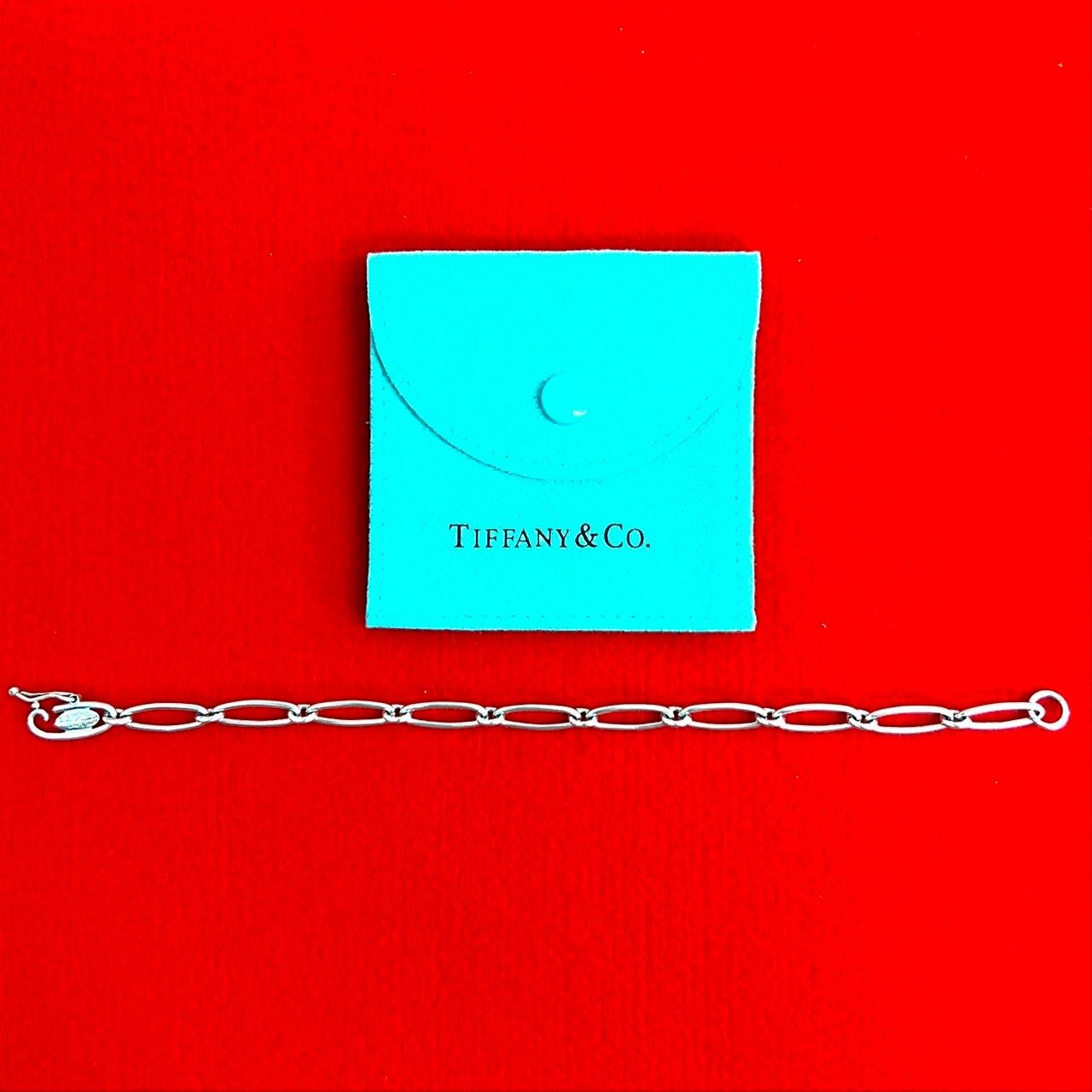 袋付き TIFFANY-Co. ティファニー エルサペレッティ オーバルリンク ブレスレット シルバー925 アクセサリー シルバー 81298