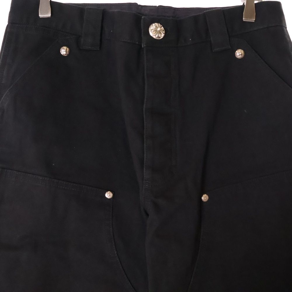 クロムハーツ CARPENTER CNVS BLK カーペンターロングパンツ32 CHROME HEARTS クロムハーツ サイズ:32インチ CARPENTER CNVS