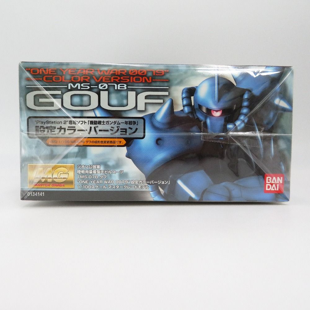 BANDAI - 1/100 MG グフ MS-07B ONE YEAR WAR 0079 COLOR Ver.(PS2ソフト機動戦士ガンダム一年戦争) 「機動戦士 ガンダム」 BANDAI バンダイ プラモデル Amazon.com: BANDAI MG 1/100 Gouf ONE YEAR WAR 0079 Set Color