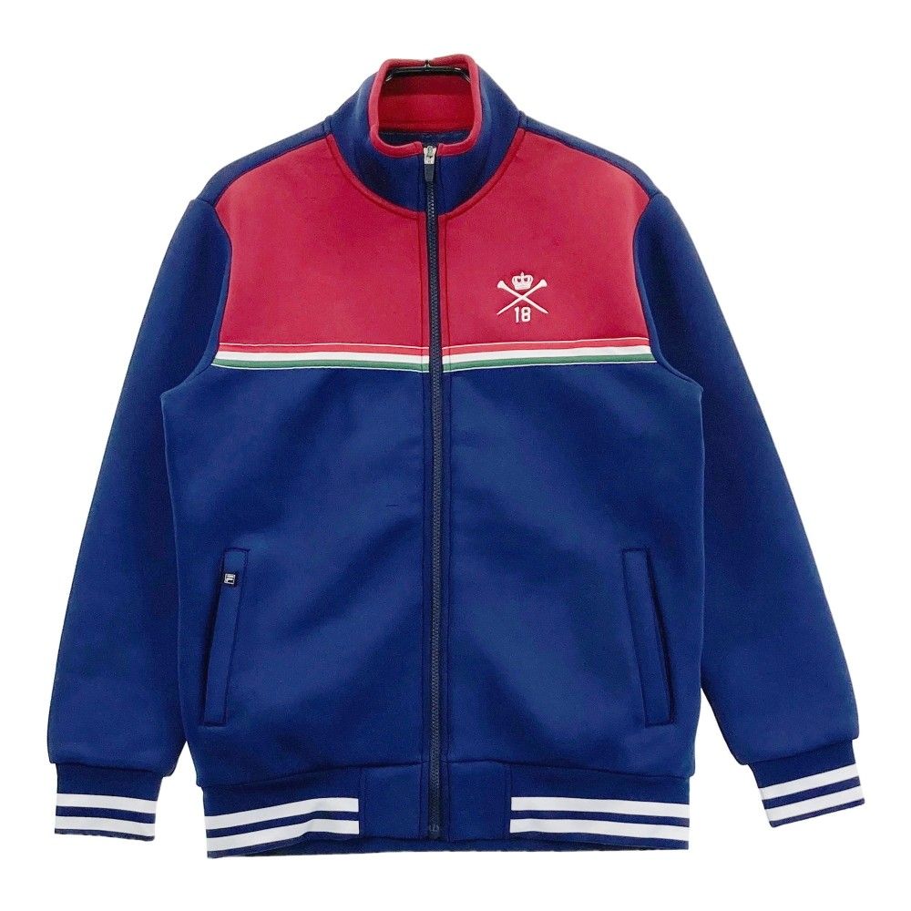 サイズ：L FILA GOLF フィラゴルフ ジップジャケット ネイビー系