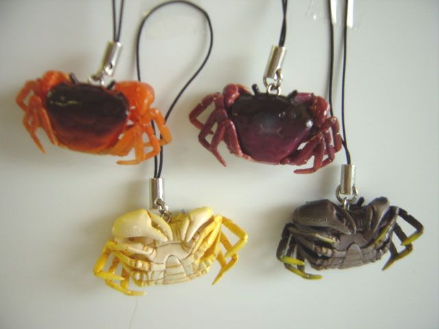 ♯Hvi03MBネイチャーテクニ MONOサワガニストラップ全8種