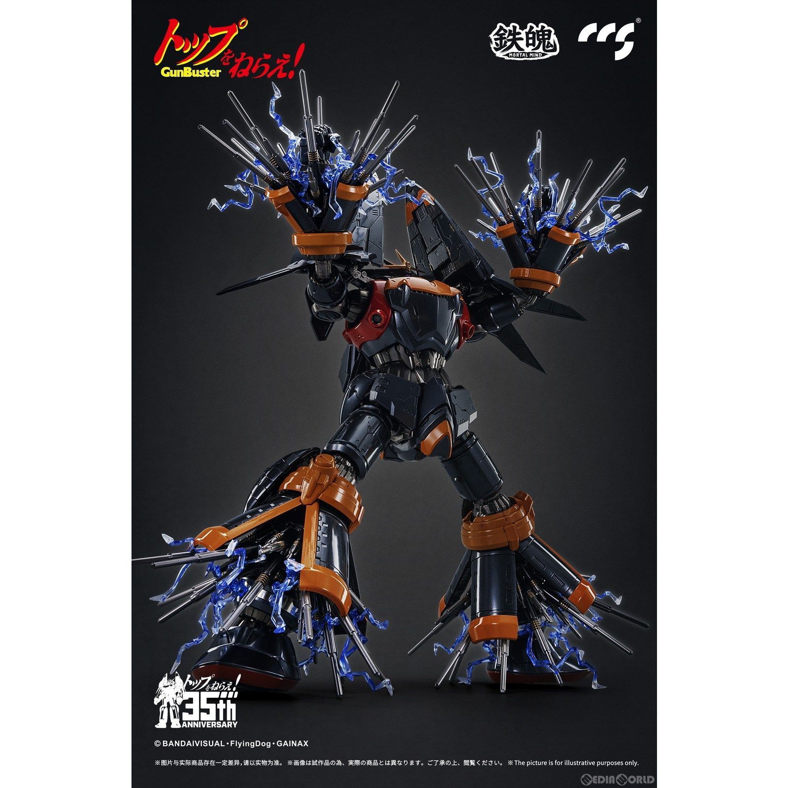 再販) 鉄魄(MORTAL MIND)シリーズ ガンバスター トップをねらえ! 完成 
