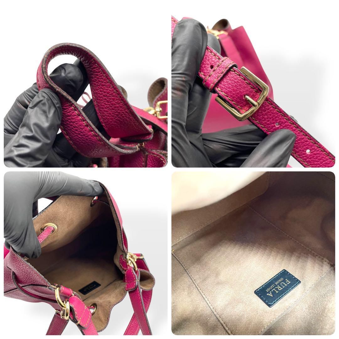極美品　FURLA　フルラ コスタンザ 2way ショルダーバッグ ピンク系 極美品 FURLA フルラ コスタンザ 2way ショルダーバッグ ピンク
