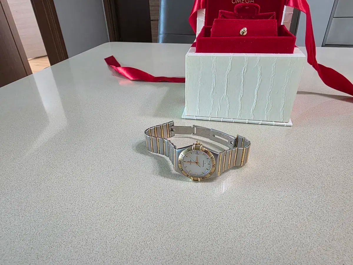 OMEGA オメガ コンステレーション 18k プールバー メンズ
