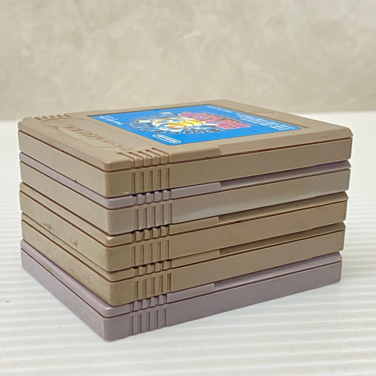 □GBソフト ゲームボーイソフト ポケットモンスター 青 5本まとめ