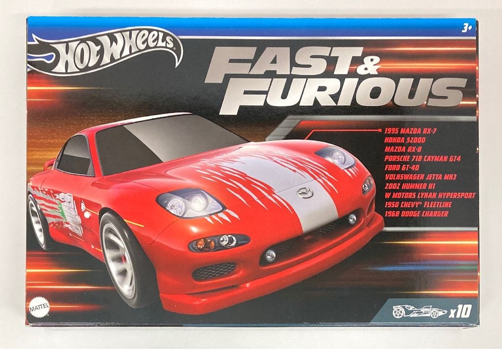 MATTEL HOTWHEELS HVX27 FASTu0026FURIOUS 10Car Packs