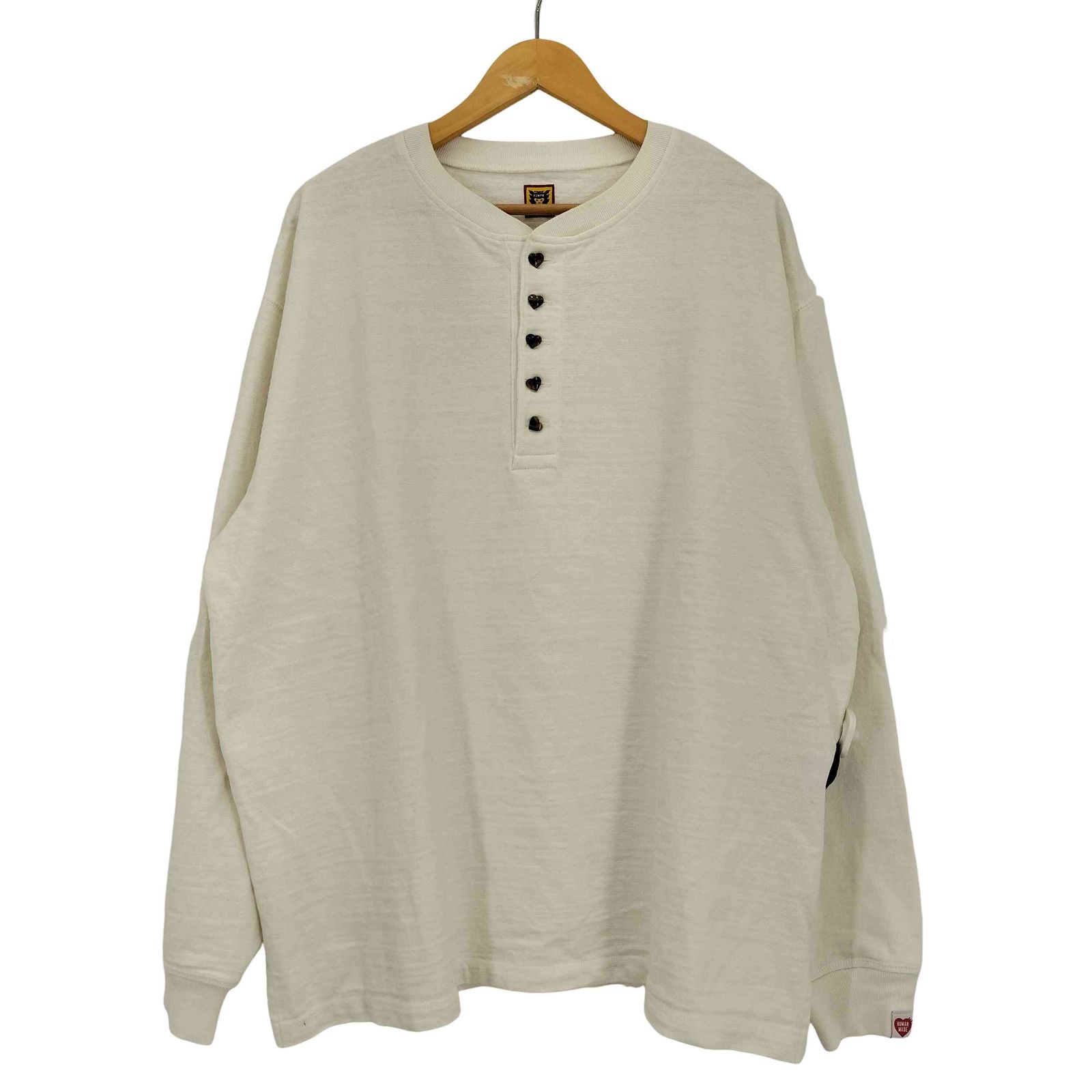 お買い得，爆買い】 ヒューマンメイド HUMAN MADE Henley Neck L/S TEE