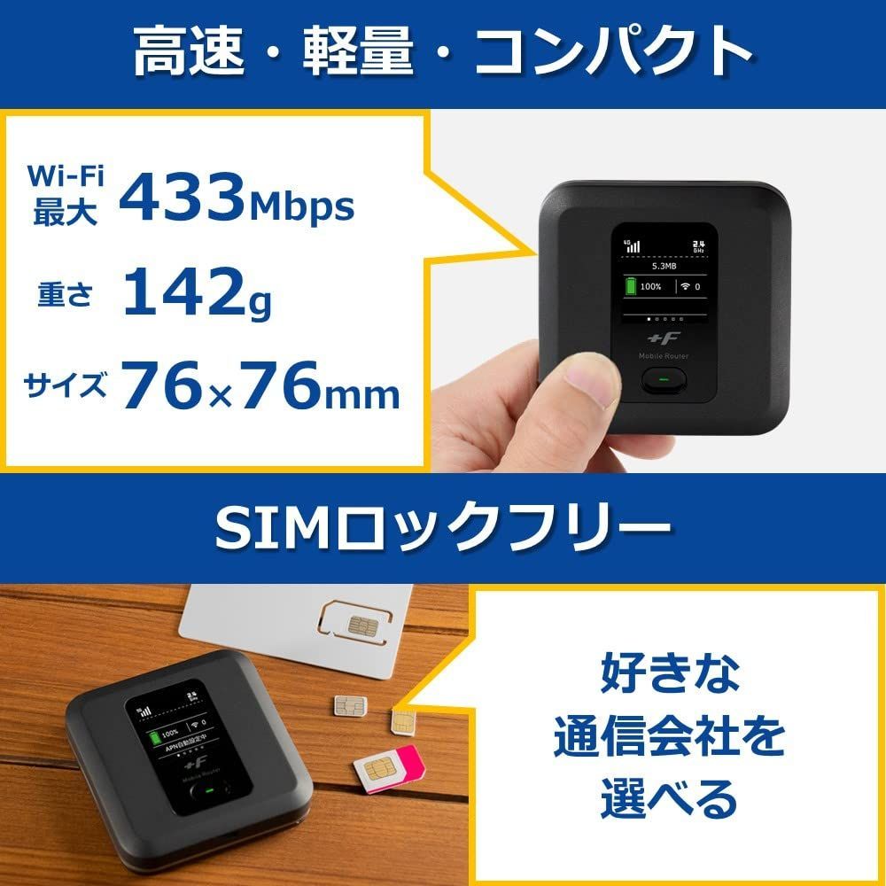 特価セール】+F FS040W モバイル Wi-Fi ルーター 富士ソフト dual_band