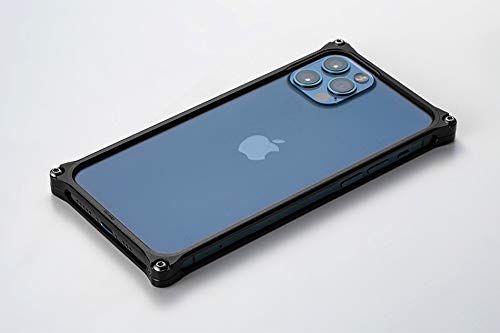 ギルドデザイン GILD design ソリッドバンパー iPhone12ProMax ケース ジュラルミン削り出し 日本製 ブラック GI-430B 43188