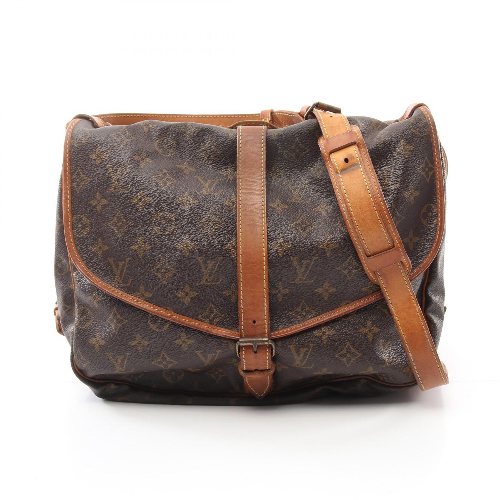 LOUIS VUITTON ルイ・ヴィトン ソミュール35 モノグラム ショルダー 
