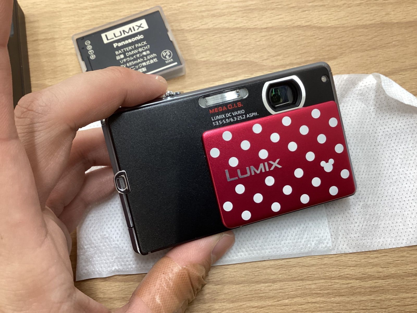 O357 Panasonic パナソニック LUMIX DMC-FP3 ディズニー 品ジャンク 