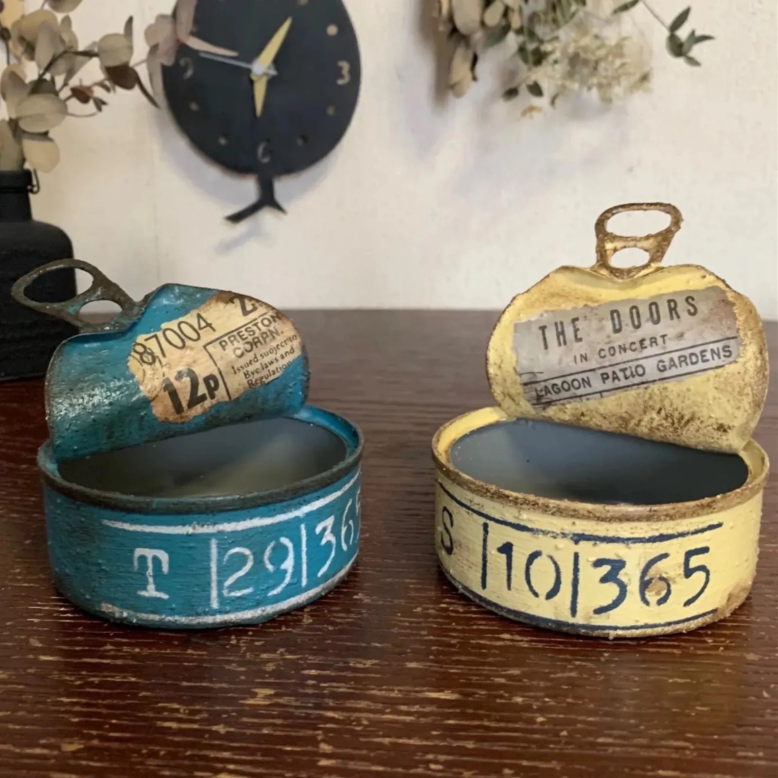 ちま寄せに♡ 蓋付きツナ缶 リメイク缶 2個セット (インディアン