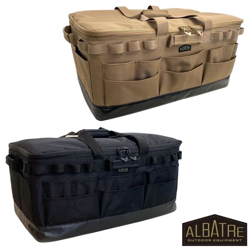 アルバートル ALBATRE マルチギアコンテナwithポケット Lサイズ 68L AL-OB120 68WP ギアのおうち 山と遊ぶ キャンプ用品