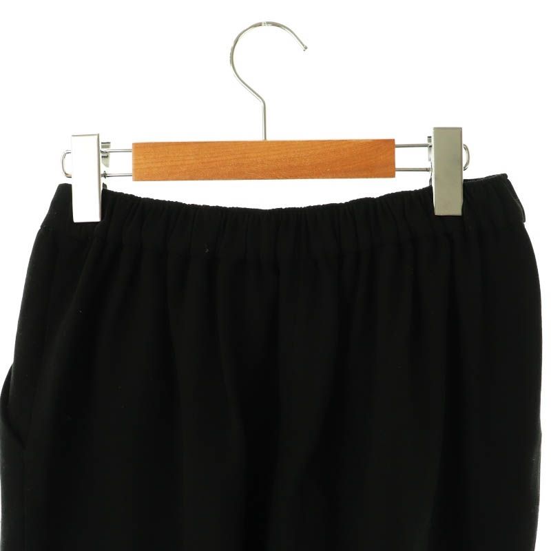 ENFOLD　エンフォルド　テーパードライン　リラックスパンツ　スラックス　黒 ENFOLD(エンフォルド)】 RELAX ELASTIC WIDE-TROUSERS｜PARIGOT