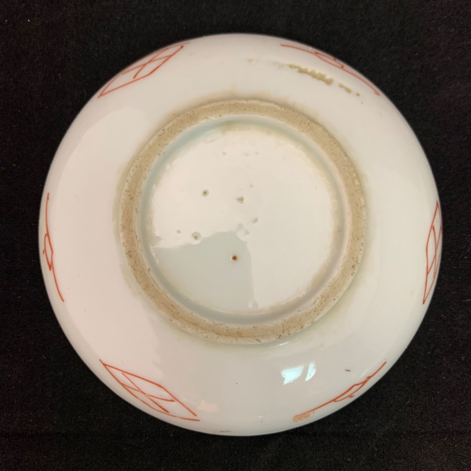 ♥値下げ！　骨董品　九谷　小皿　４枚　①　金彩　骨董　古玩 ♥骨董品 九谷 小皿 4枚 ① 金彩 骨董 古玩