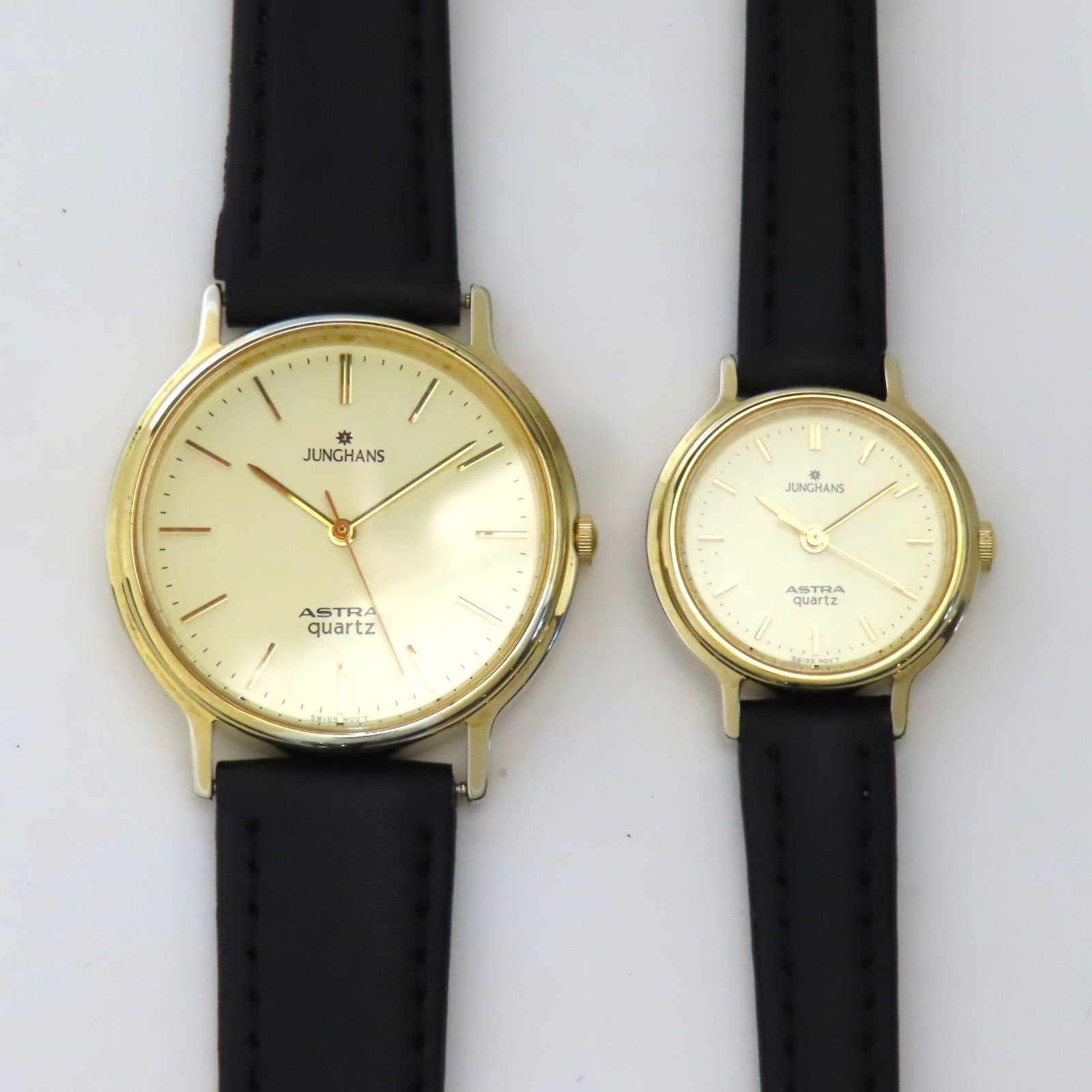 希少 美品 TISSOT　ティソ　ペアウォッチ　スクエア　ホワイト　レザー　時計 TISSOT - 希少 美品 TISSOT ティソ ペアウォッチ スクエア