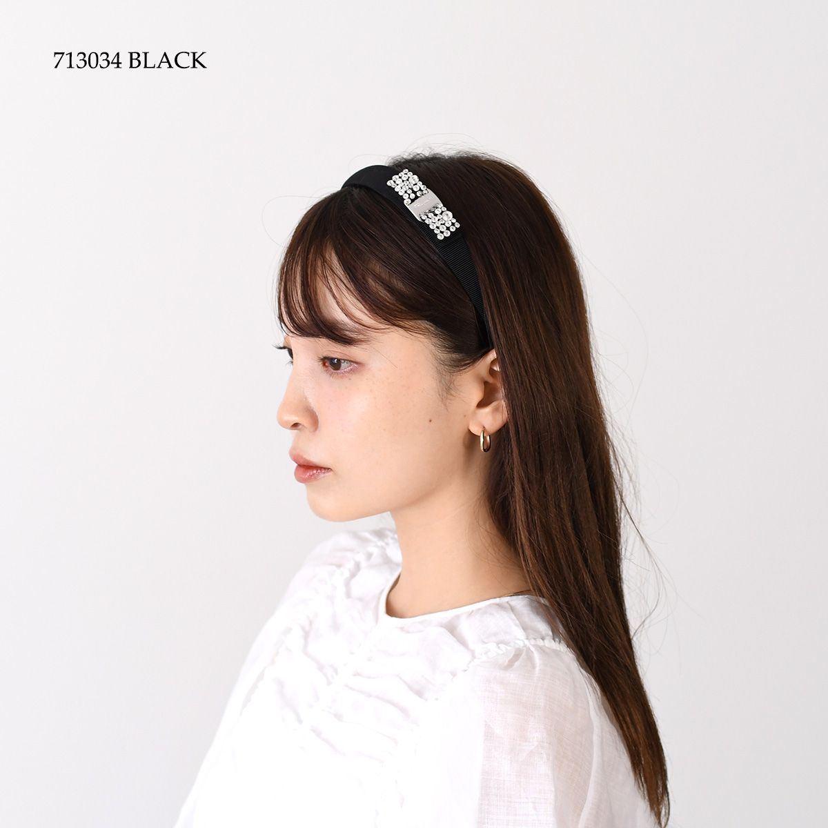 FERRAGAMO フェラガモ ヘアアクセサリー VARA ヴァラ クリスタル