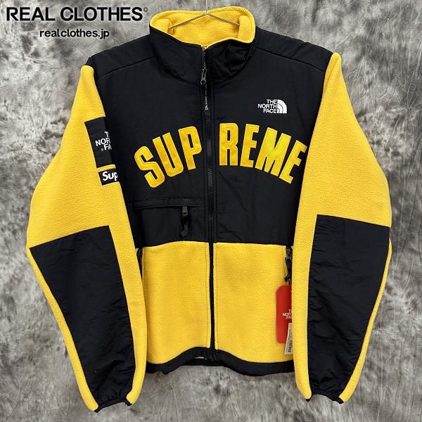 【未使用】Supreme×THE NORTH FACE/シュプリーム×ノースフェイス【19SS】Arc Logo Denali Fleece Jacket/フリースジャケット/イエロー/M