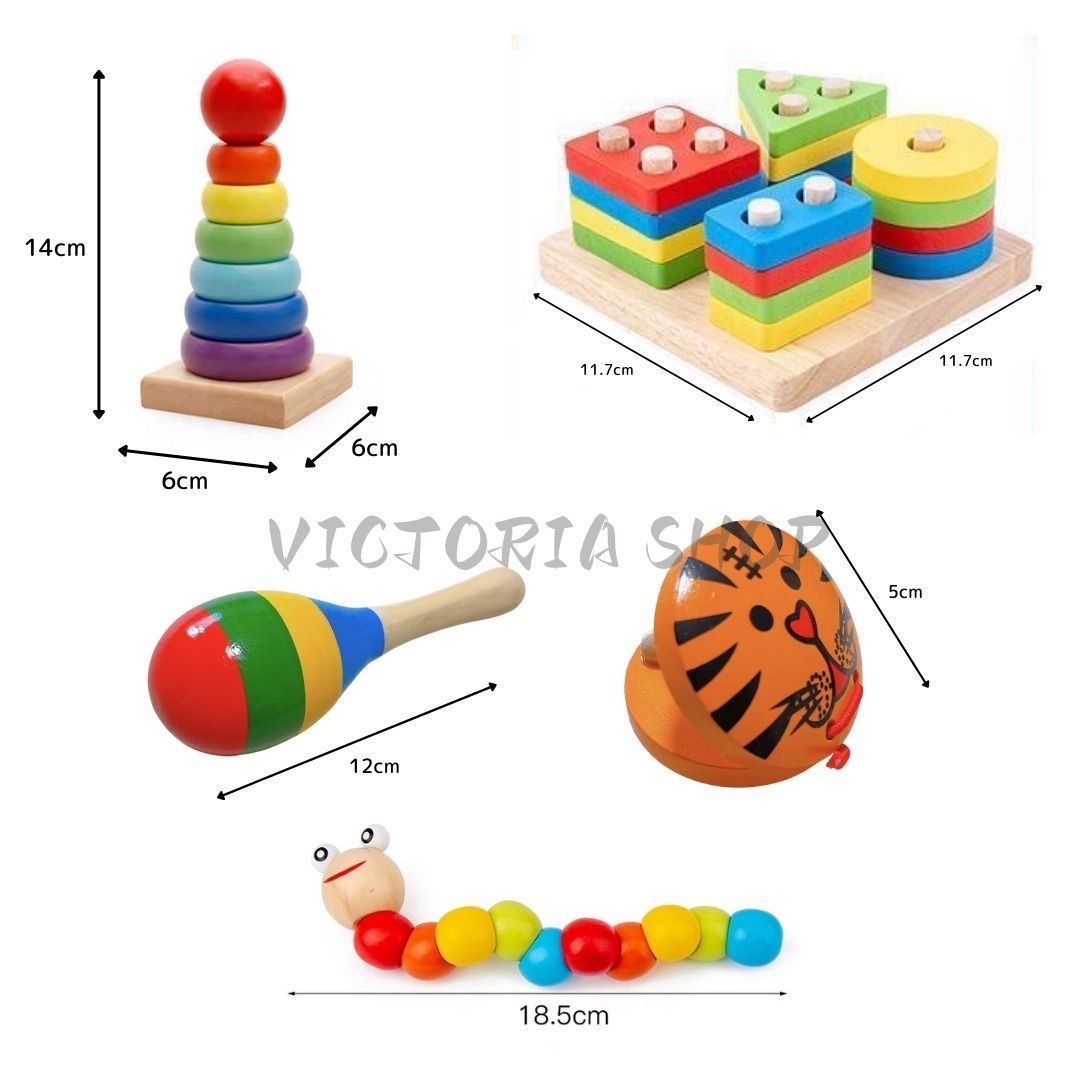 おもちゃまとめ売り 木製知育玩具セット decopartsfactory_wwd-toy-wts003