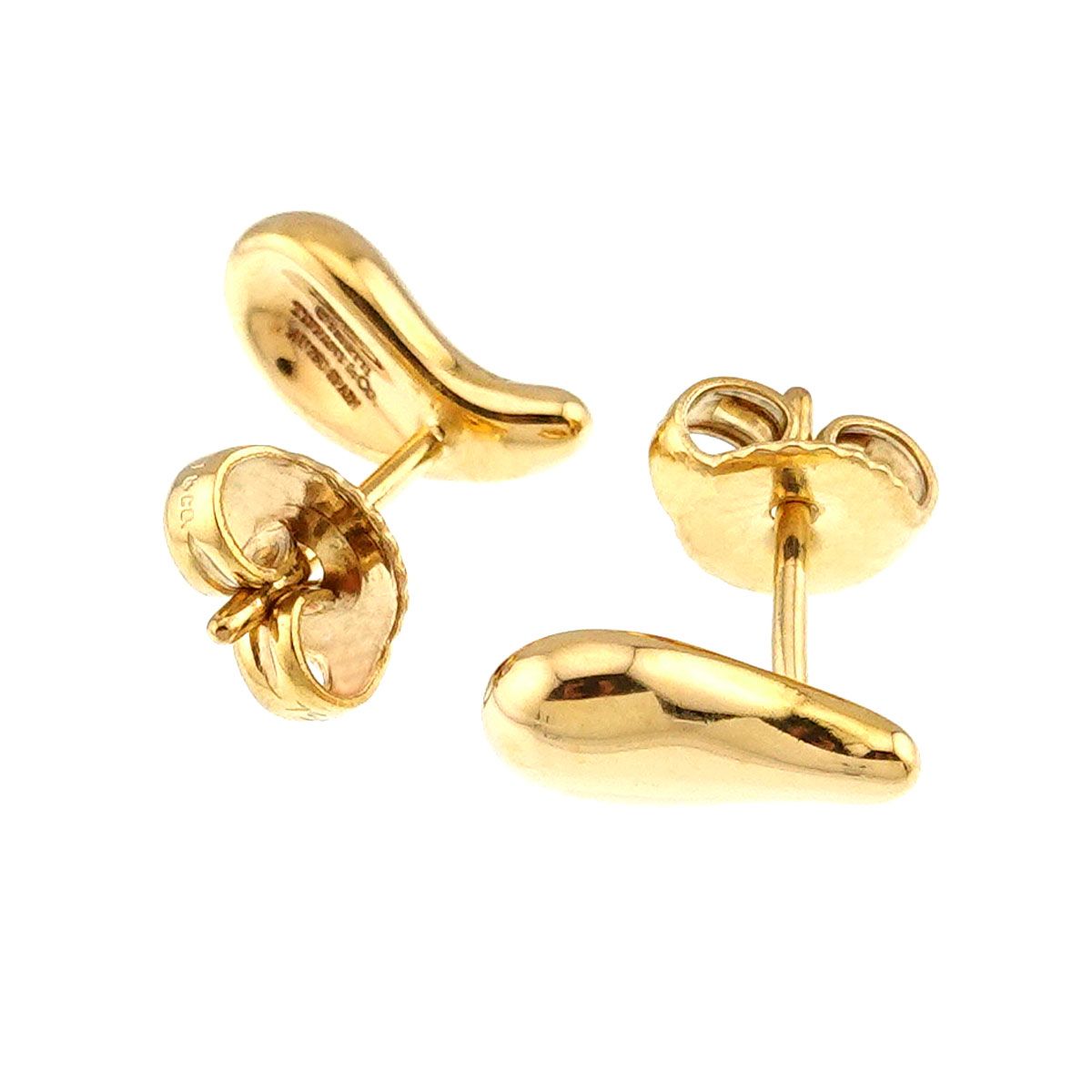 【片方のみ】TIFFANY 18K 750 YGイエローゴールド ピアスキャッチ 楽天市場】【3日以内出荷】18K ピアスキャッチ のみ イエロー