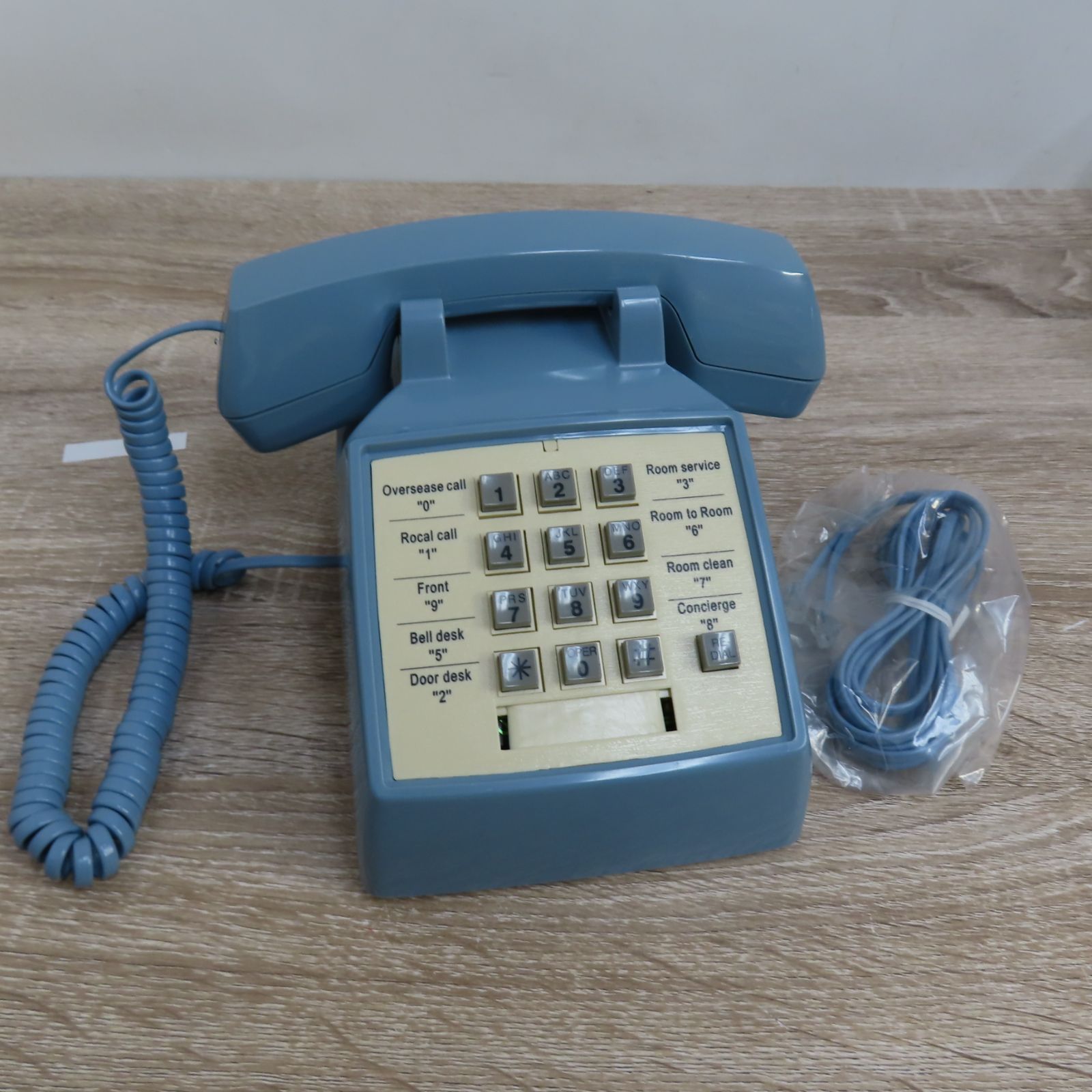 未使用品 電話器 U.S BELL SYSTEM AT-2603 ブルー - メルカリ