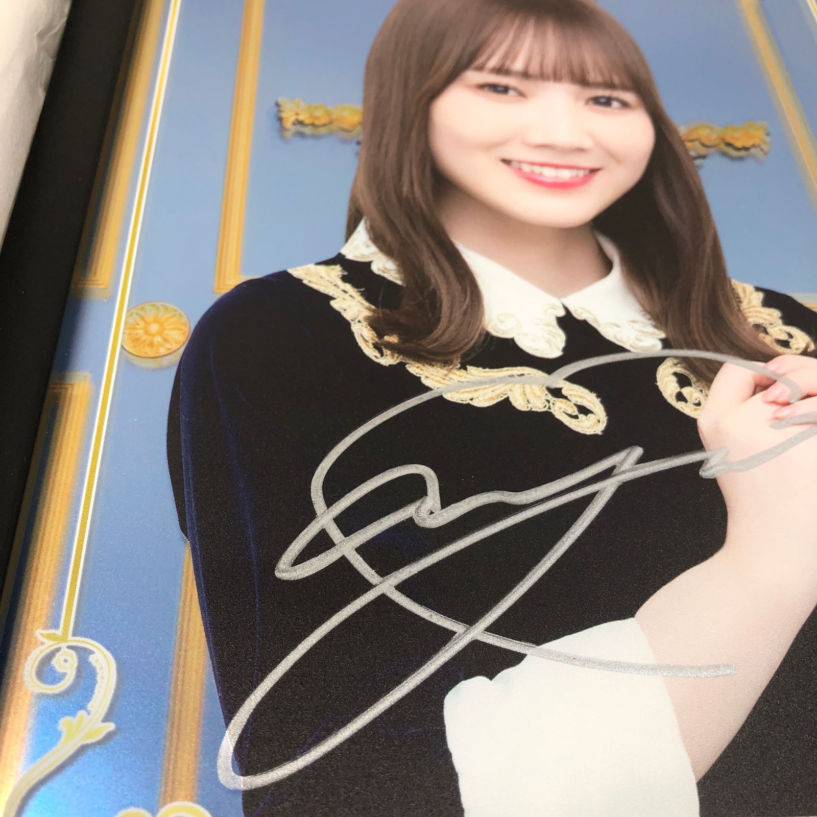 乃木坂46 田村真佑 直筆サイン入りパブミラー イベント景品 「世界中の