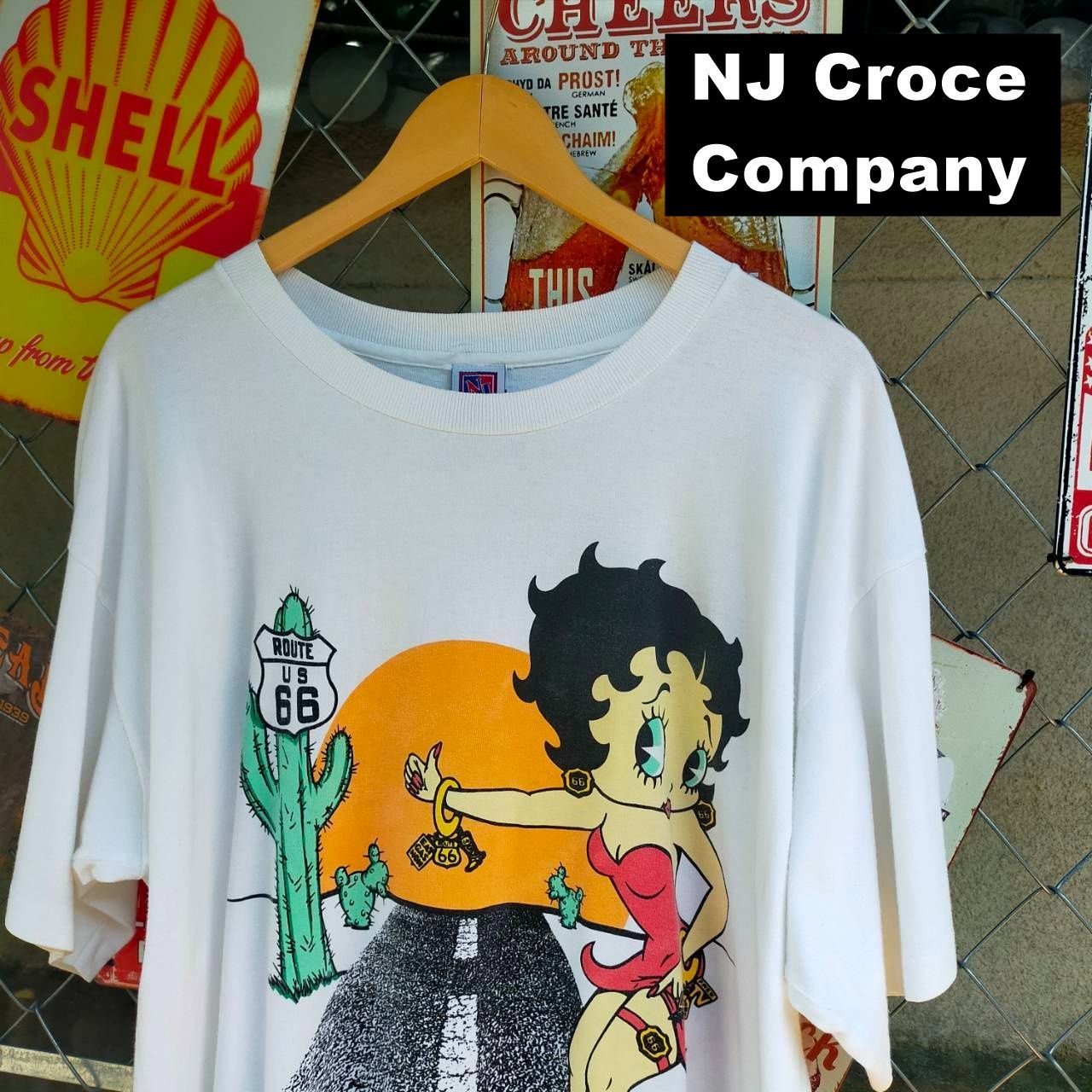 90s NJ Croce Company Betty Boop ベティ ブープ USA製 Tシャツ XL