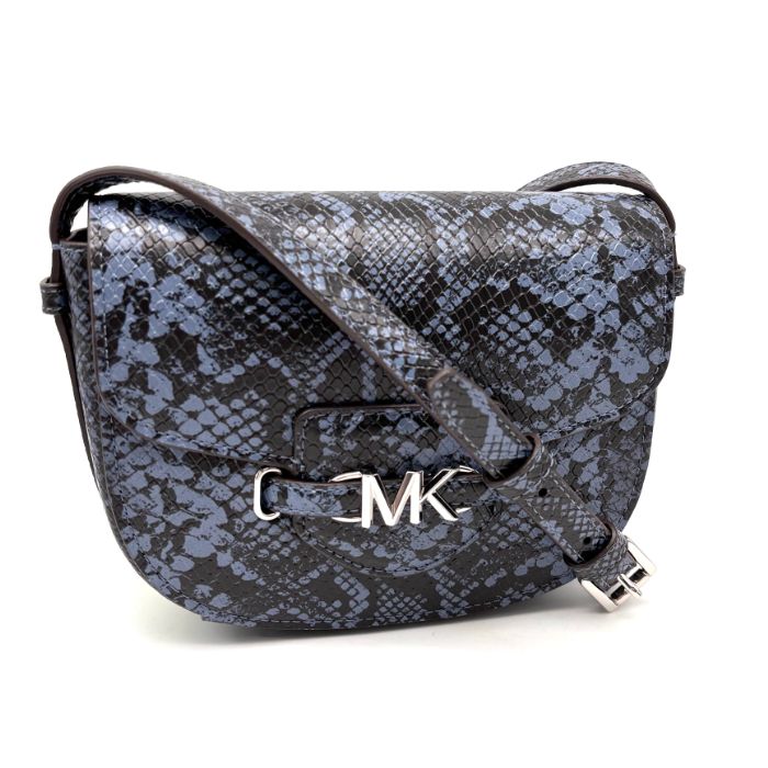 MICHAEL KORS マイケルコース ロゴ パイソン 型押し レザー ショルダー バッグ eH07129A