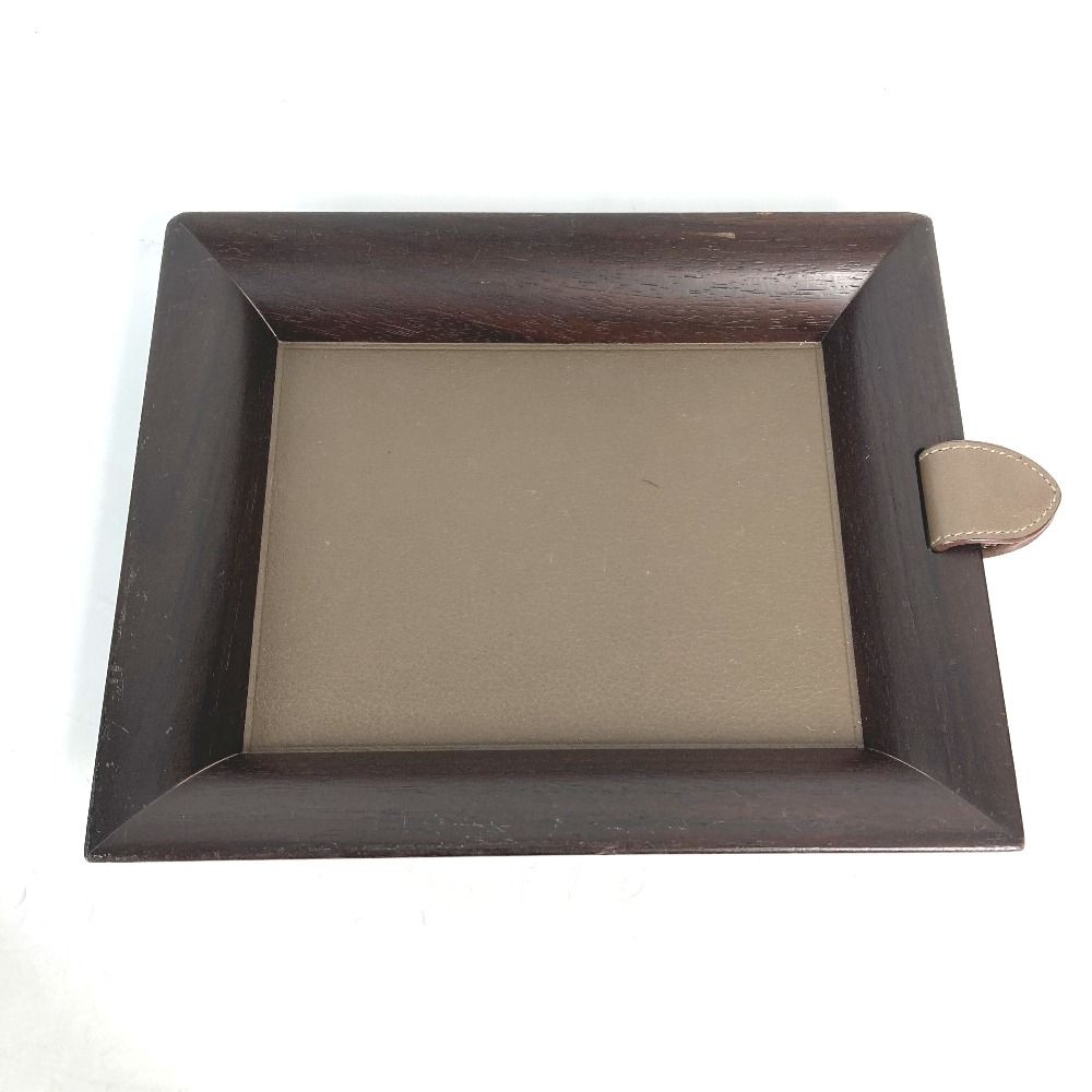 未使用 エルメス ヴィドポッシュ フェルトトレイ トレー 社名あり