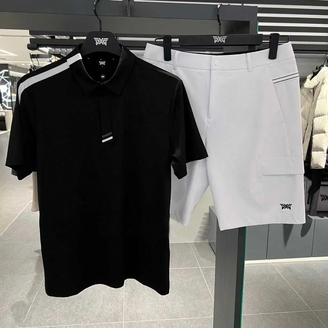 PXG ゴルフ ウェア メンズ ショートパンツ ハーフパンツ PXG ブラック 半ズボン ゴルフウェア PXGゴルフ ウェア メンズ