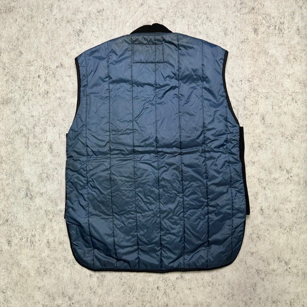 在原みゆ紀着用 キルティングベスト デッドストック USA製 ブラック M