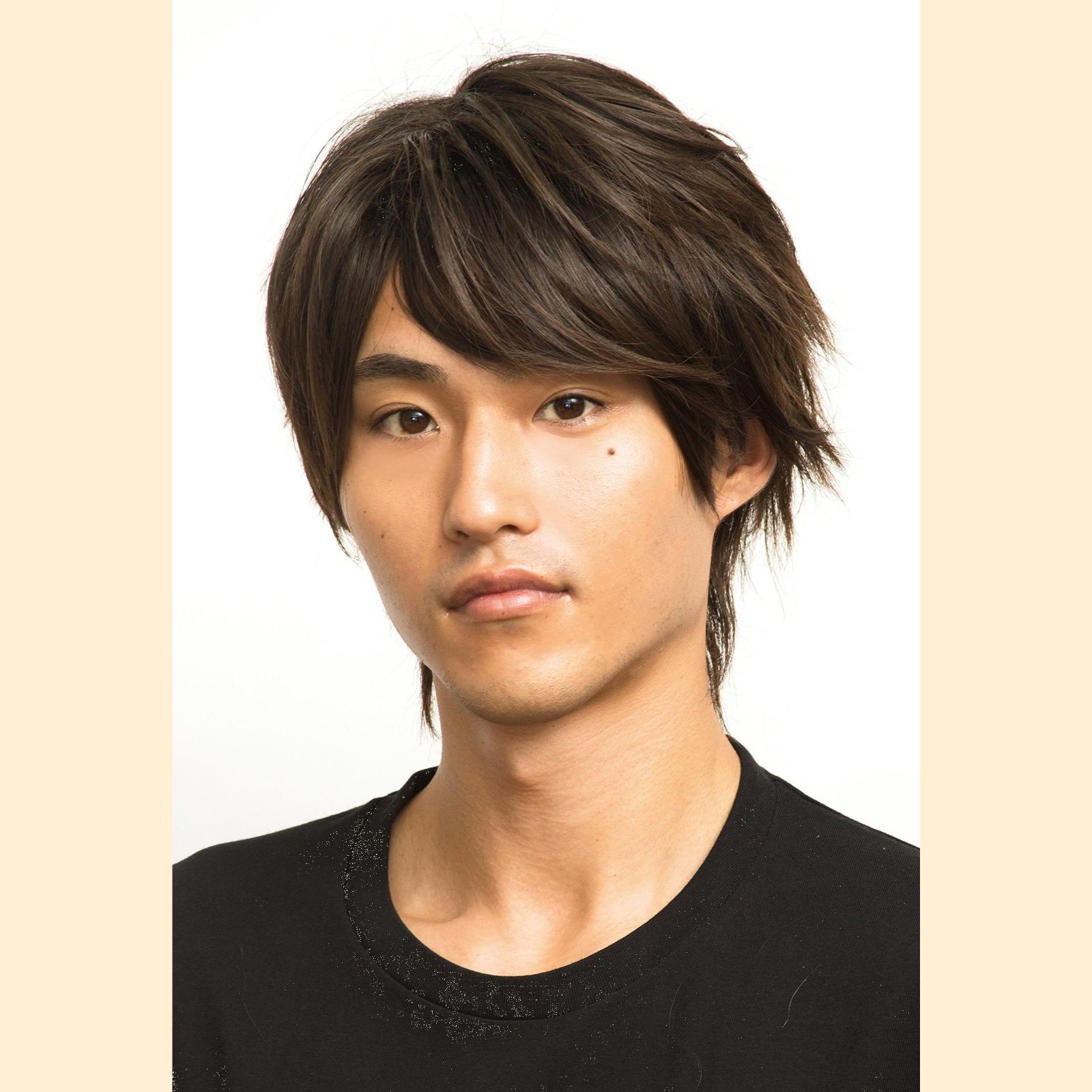 ベーシックショート メンズ ウィッグ RICH ダークブラウン WIGGY クリアストーン(Clearstone)