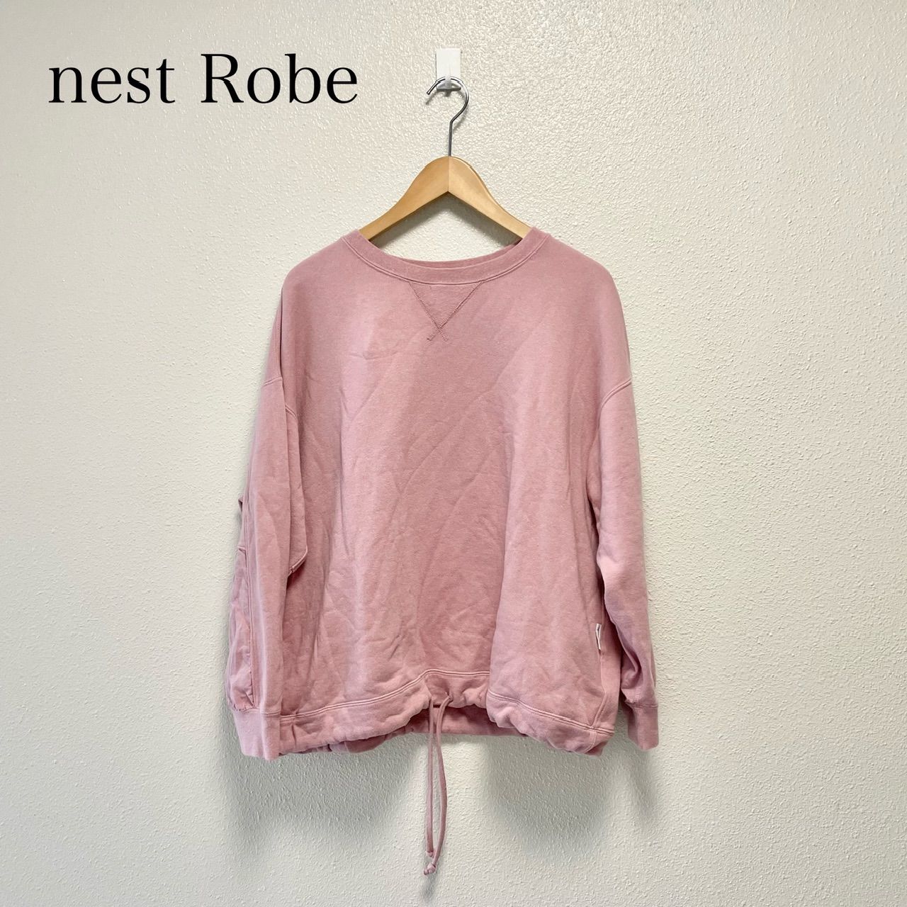 nest Robe × UpcycleLino ネストローブ 裏毛ガゼットプルオーバー 日本