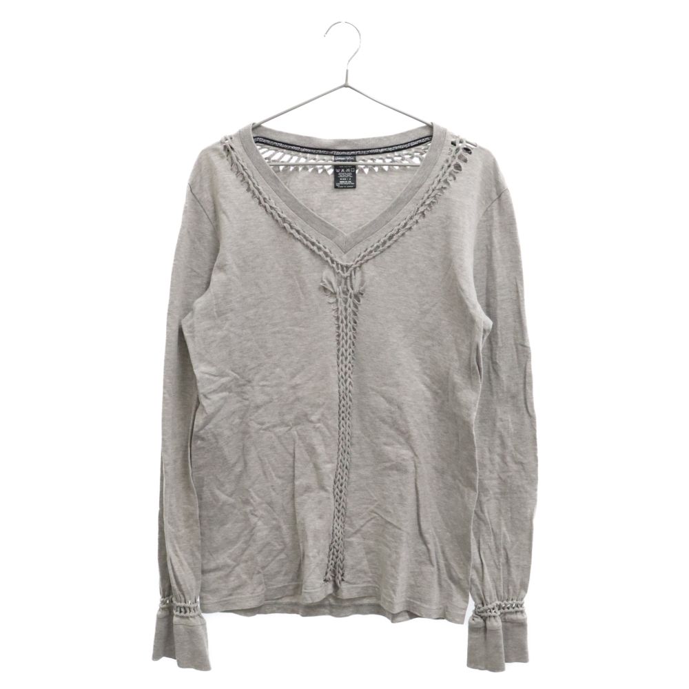 ナンバーナイン SS07 編み込み ロンT ABOUT期 中古・古着通販】NUMBER