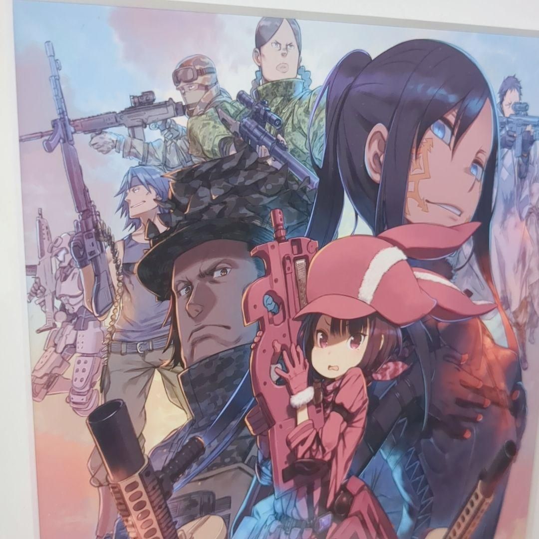 ガンゲイル・オンライン キャラファイングラフ 黒星紅白 複製イラスト ピザハット ガンゲイル・オンライン キャラファイングラフ 黒星紅白 複製イラスト