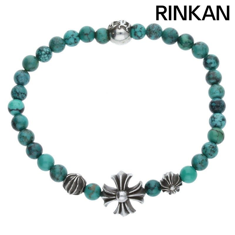 クロムハーツ 4mm BEAD|4mmビーズブレス BEAD4mmターコイズビーズブレスレット メンズ