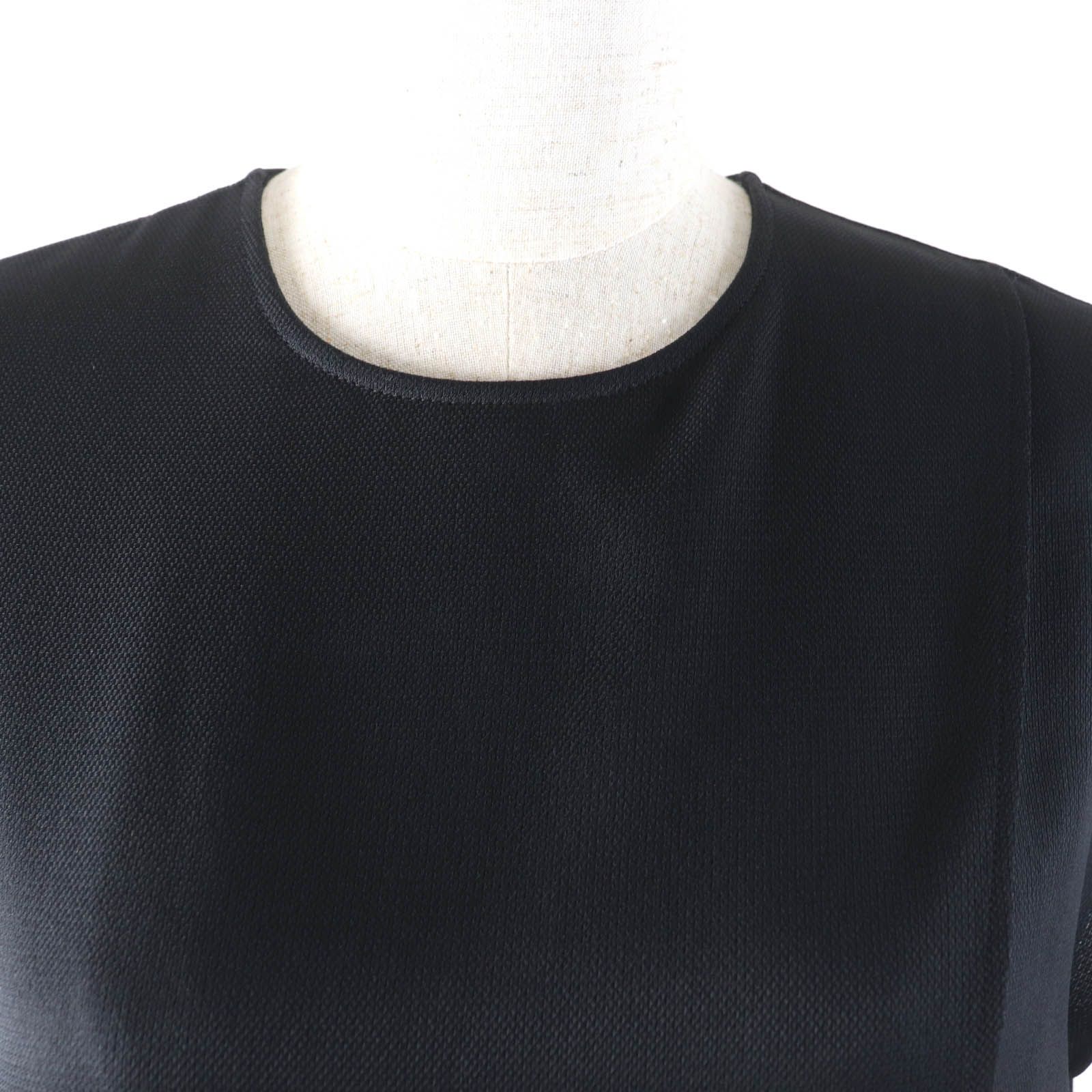 極美品☆HERMES エルメス 20AW レーヨン シルク混 フレンチスリーブ  