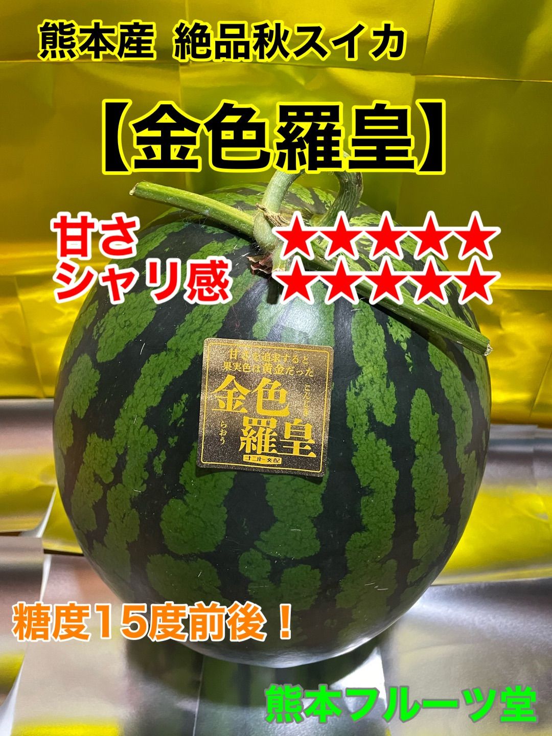 今年も抜群の出来 熊本産スイカ
