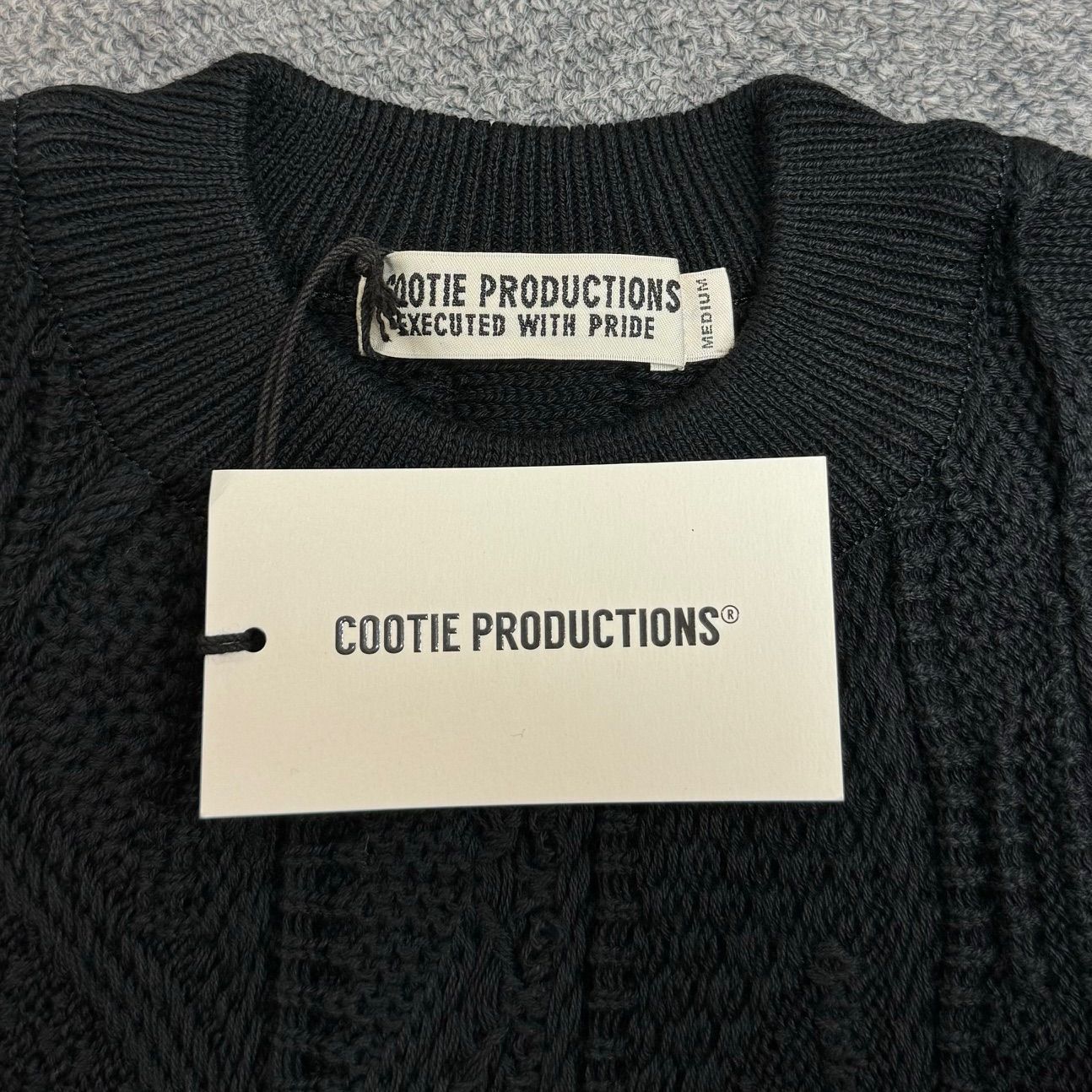 定価55000円 新品 COOTIE PRODUCTIONS 3D Jacquard Knit L/S Crew CTE 