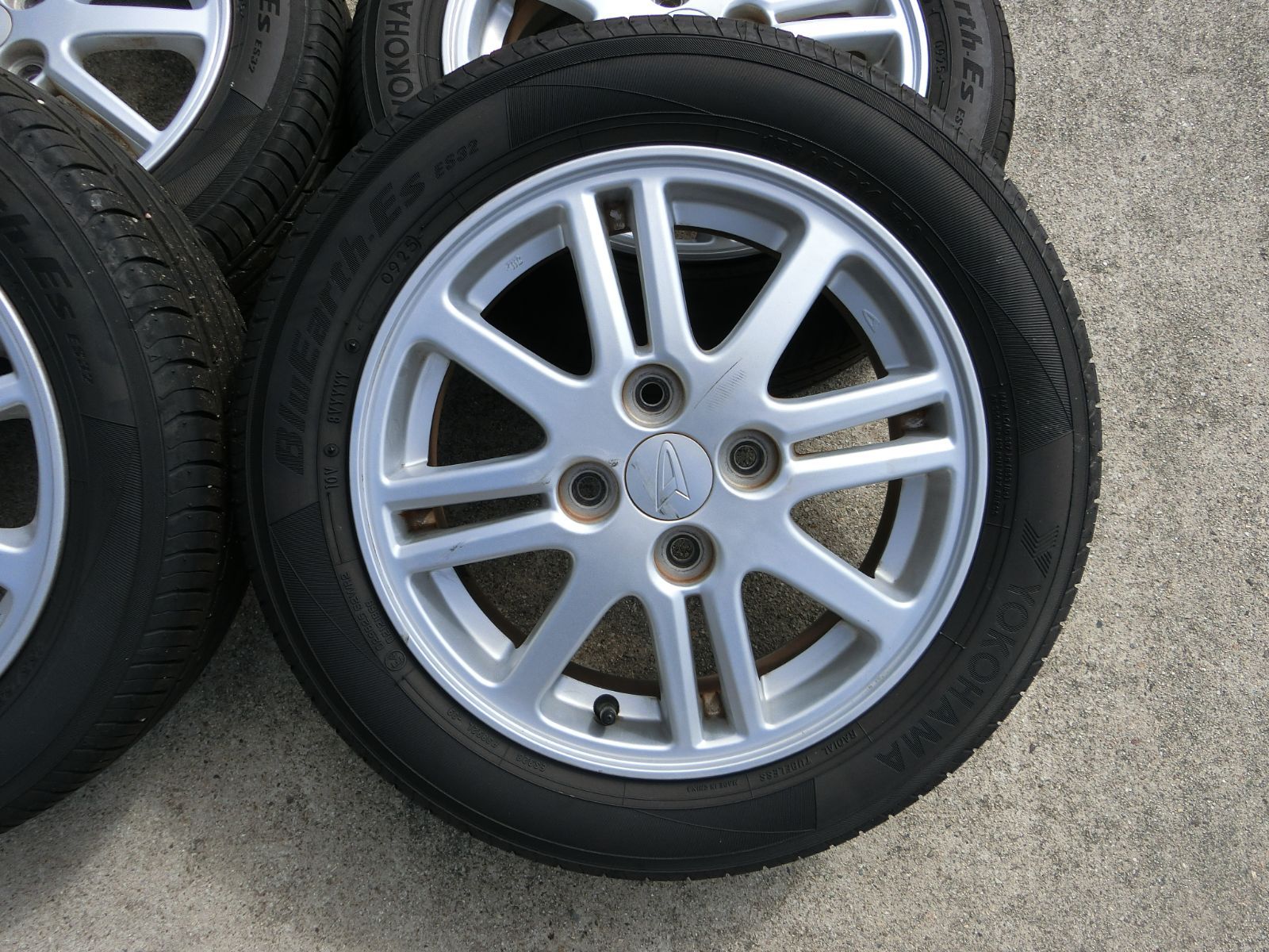 841 ダイハツ純正 14インチ アルミホイール 4穴 14×4.5J 45 PCD100 ハブ径 約54mm 4本セット 155 65R14 製 タント 外し FFCRYSTALESIA_COM