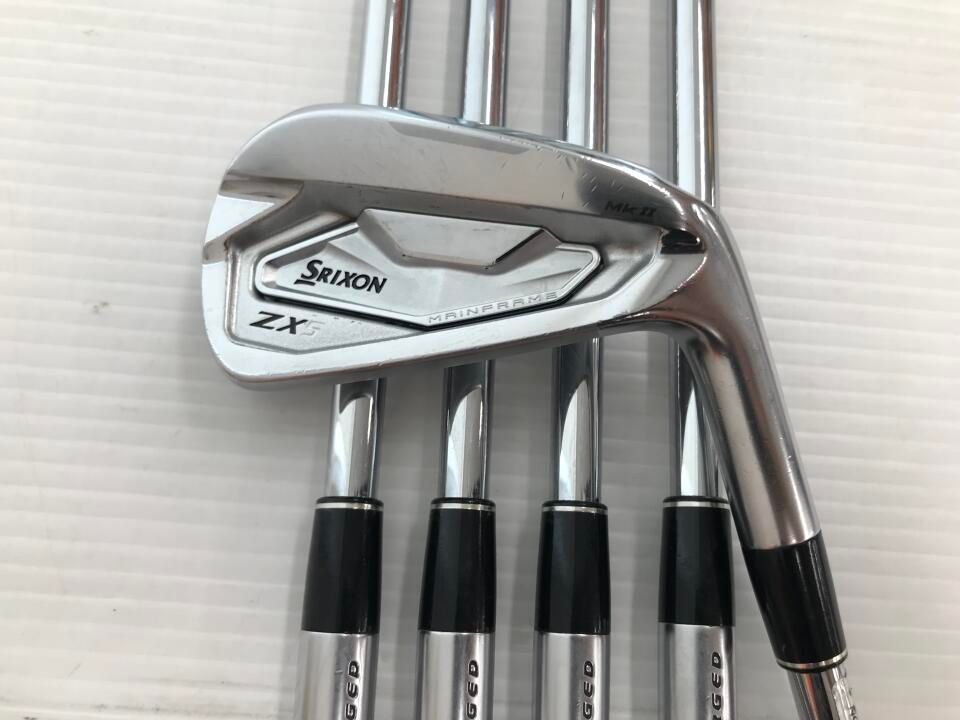 ブリヂストン ゴルフギフトパック 中古】ダンロップ SRIXON ZX5 Mk2 アイアンセット 24° S