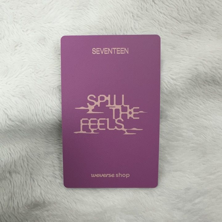 SEVENTEEN  ジョンハンSPILL THE FEELS サノク トレカ SEVENTEEN SPILL THE FEELS kit ジョンハン トレカ - メルカリ