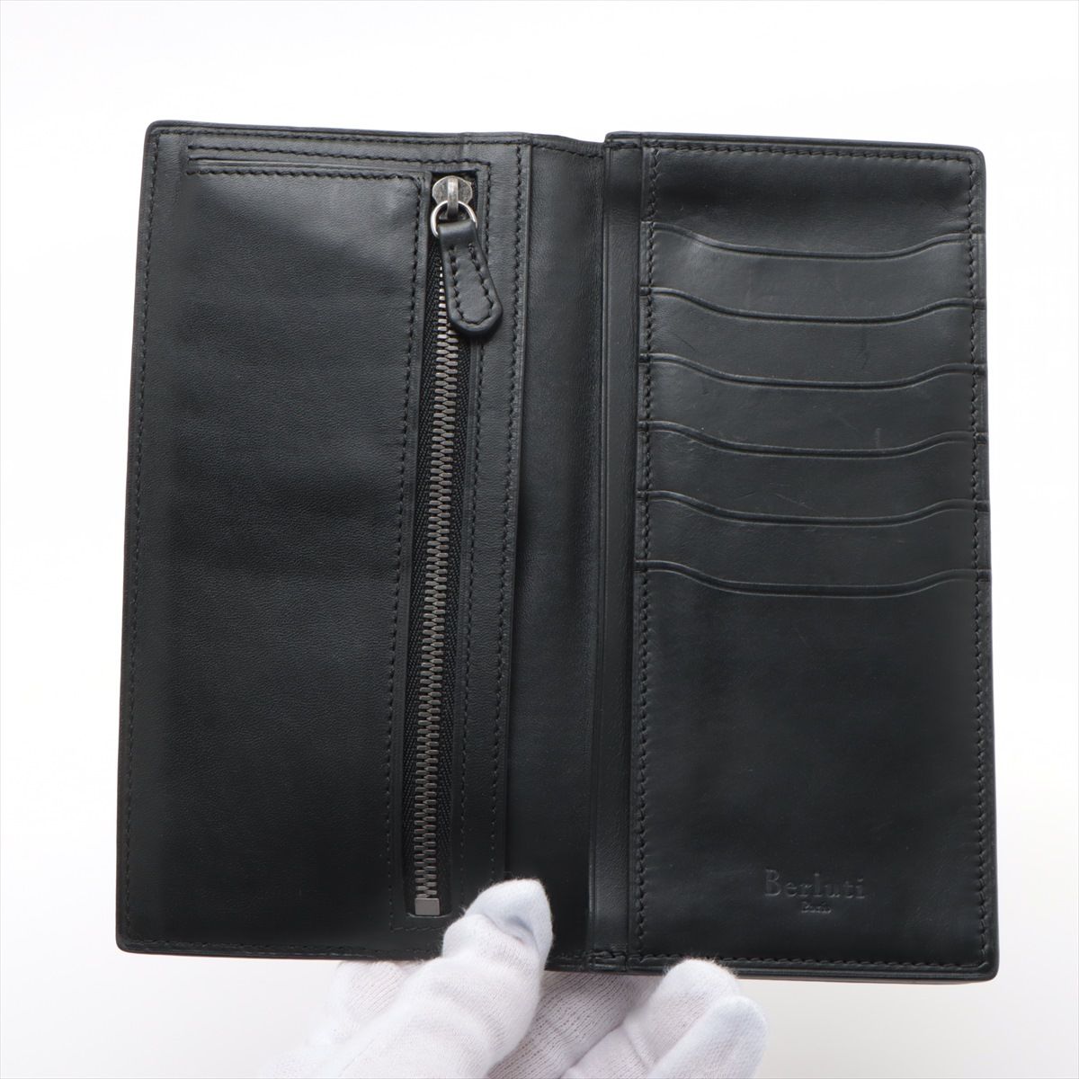 美品 ベルルッティ カリグラフィ スクリット レザー サンタル 長