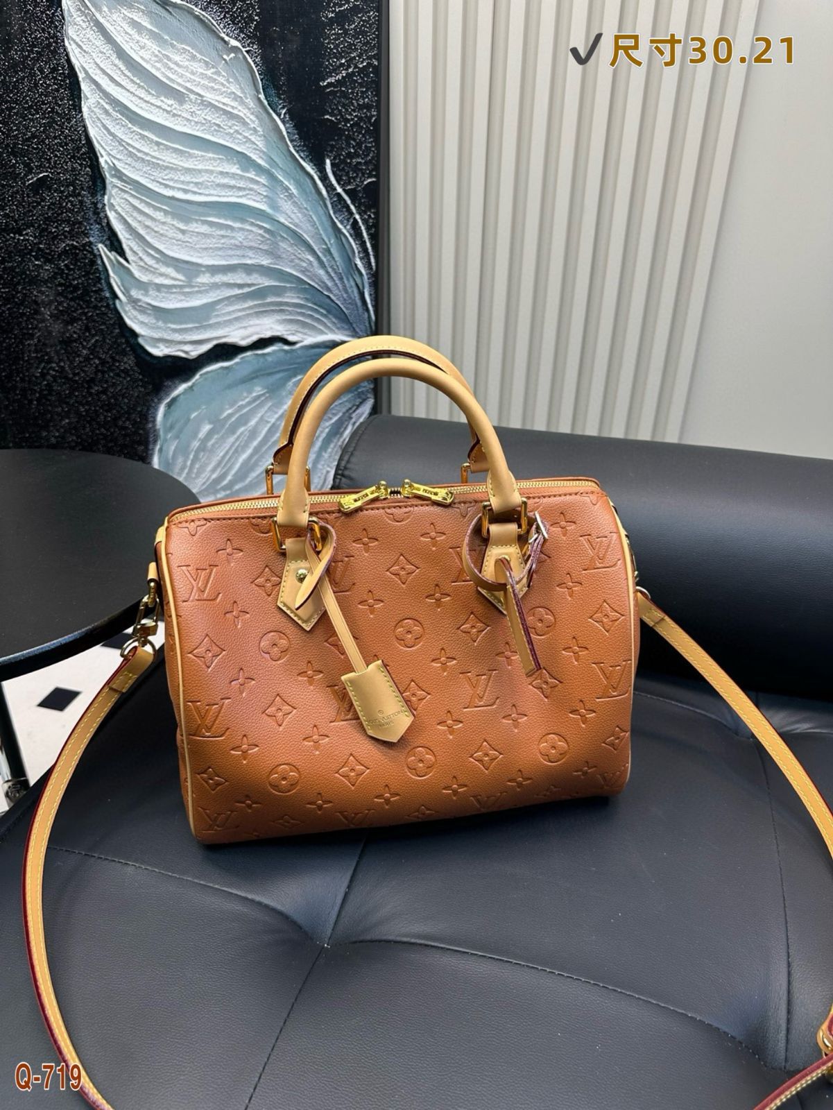 💰1280折りたたみボックス LV speedyエンボスボストン枕バッグ
