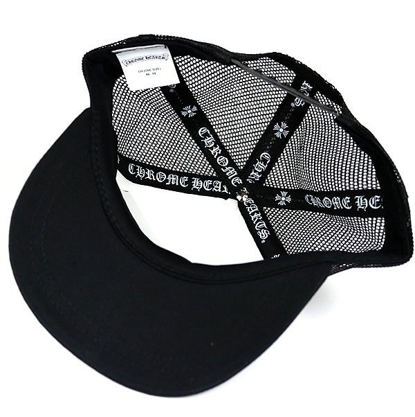  CHROME HEARTS クロムハーツ キッズ CH トラッカーキャップ 帽子 シルバー SV 925 黒 98462 キャップ 帽子