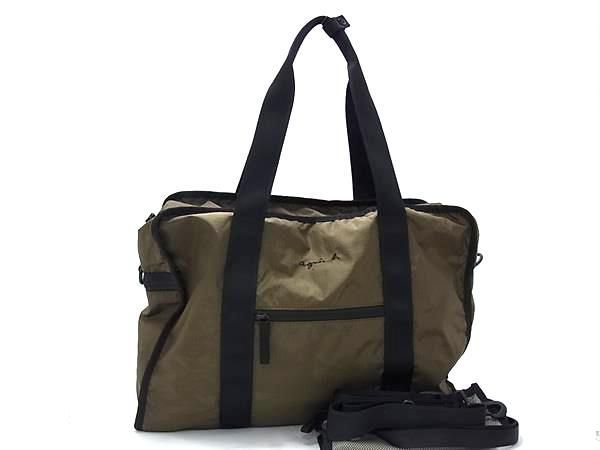 □新品同様□ agnes b. アニエスベー ナイロン ポシェット付き 2WAY 