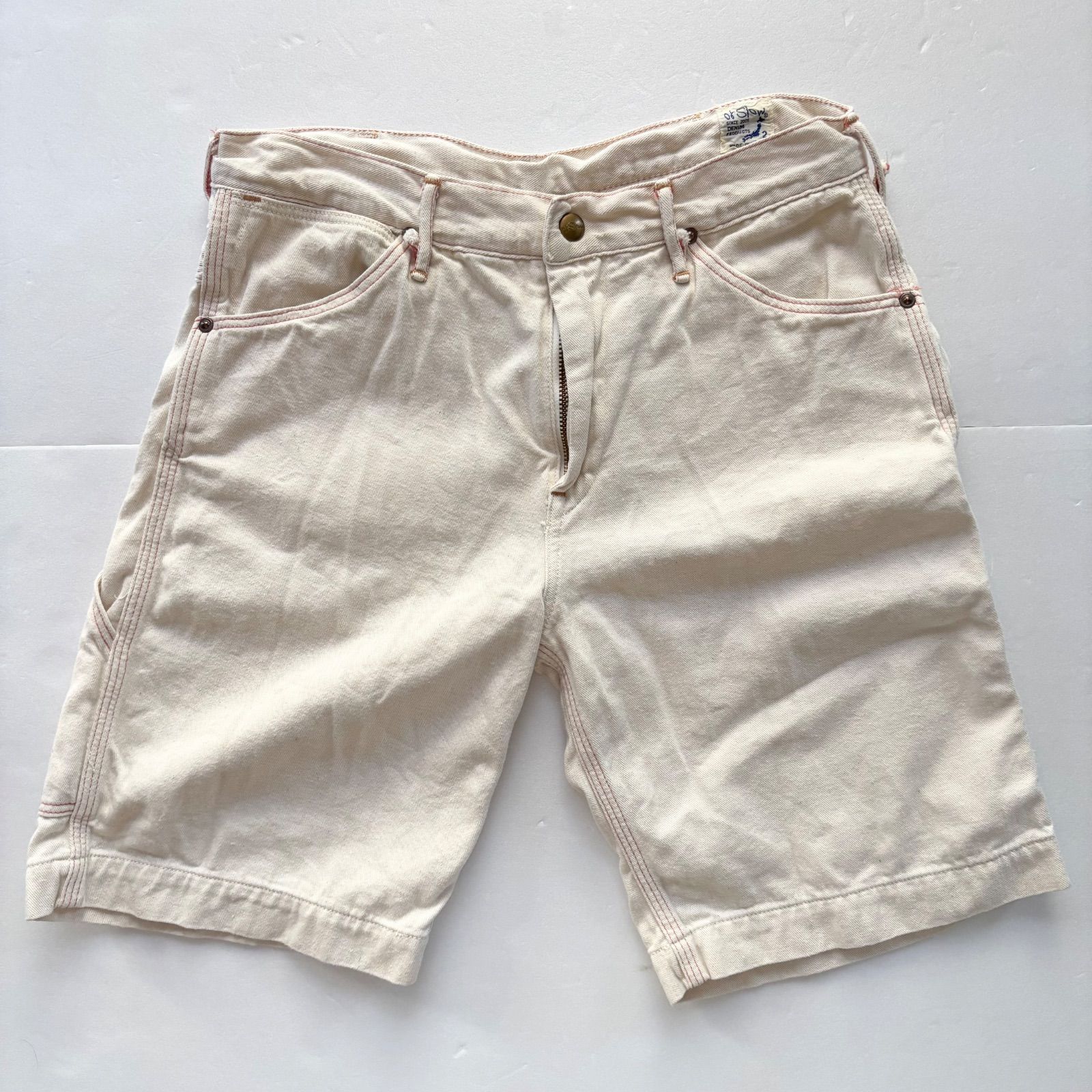 orslow オアスロウ ハーフパンツ 生成り オフホワイト ペインター