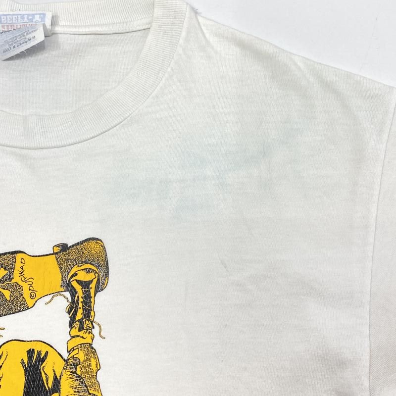 中古】THRASHER 90s Hanesタグ PUSHEAD Tシャツ ホワイト サイズ 中古】THRASHER 90s Hanesタグ PUSHEAD Tシャツ ホワイト サイズ