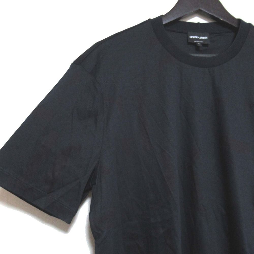 美品 GIORGIO ARMANI ジョルジオアルマーニ レターロゴプリント クルー  